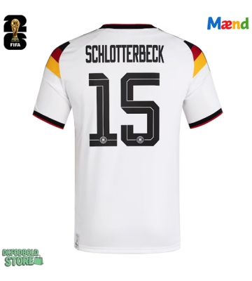 Tyskland Nico Schlotterbeck #15 Replika Hjemmebanetrøje VM 2026 Kortærmet